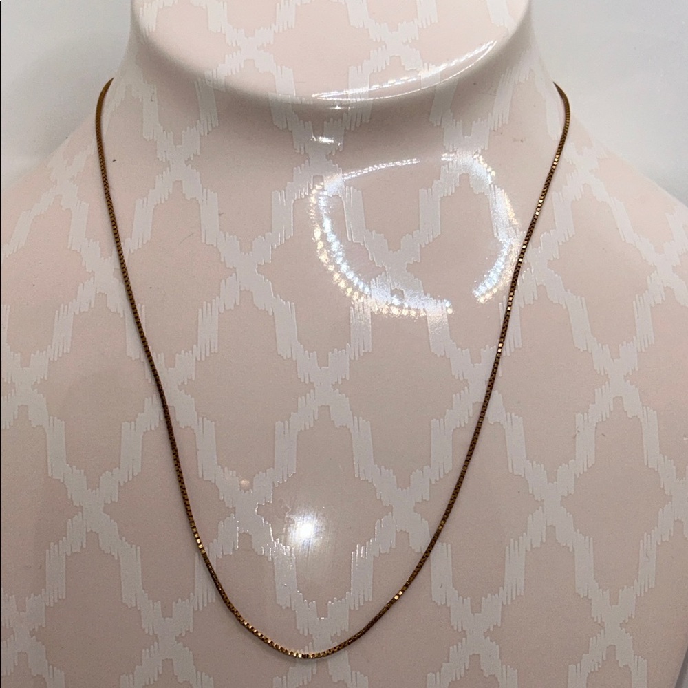 Classic 14KT Gold Chain Necklace - 3 grams Women Jewelry